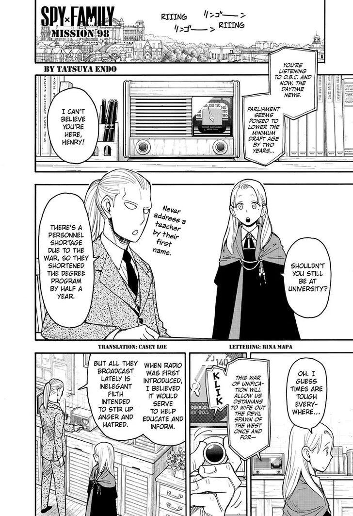 Spy x Family, Chapter 98 image 01